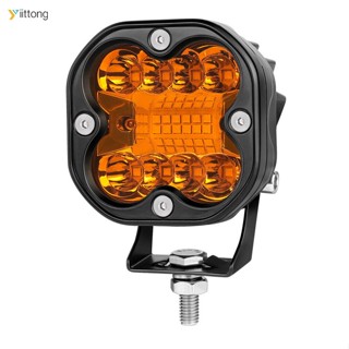 Yt- ไฟตัดหมอก Led 160w 3500k 16000lm 12v-24v สีเหลืองอําพัน ขนาด 3 นิ้ว