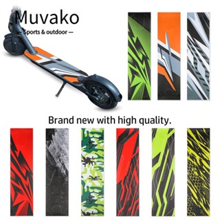 Muvako แผ่นเหยียบสกูตเตอร์ เนื้อแมตต์ หลายสไตล์ สําหรับตกแต่ง Xiaomi Mijia M365 M365Pro