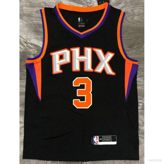 เสื้อกีฬาแขนกุด ลายทีม Phoenix Suns NBA Jersey No.3 PAUL สไตล์เรโทร คลาสสิก สําหรับผู้ชาย และผู้หญิง