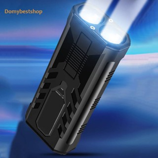 [Domybestshop.th] ไฟฉาย LED 3 โหมด ชาร์จ USB กันน้ํา สําหรับตั้งแคมป์ เดินป่า