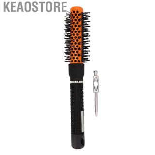 Keaostore Portable Hair Beard Barrel Brush Professional Nylon Comb  Home Salon Curling Round Styling Tool for Blow Drying