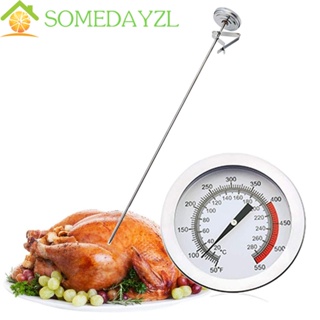 SOMEDAYZL เครื่องวัดอุณหภูมิเนื้อสัตว์ บาร์บีคิว แบบสเตนเลส