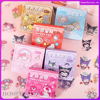 SANRIO สติกเกอร์การ์ด pvc กันน้ํา ลาย Kuromi Hello Kitty Sweet Pet Limited 100 ชิ้น