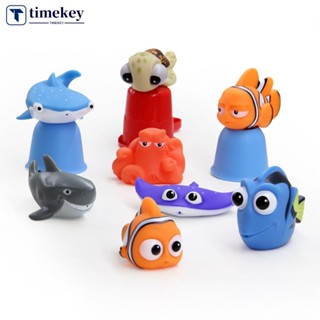 Timekey ของเล่นฟิกเกอร์สเปรย์น้ํา รูปปลา ลอยน้ํา สําหรับเด็ก I5R3