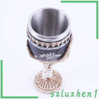 [Szluzhen1] Gothic SKULL GOBLET~ แก้วแอลกอฮอล์ ~ บาร์คลับผับ ~ ฮาโลวีน ~ แก้ว ~ ถ้วย #1