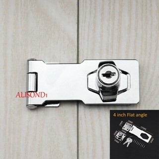 ALISOND1 Hasp ฮาร์ดแวร์รักษาความปลอดภัย พร้อมกุญแจล็อคโรงรถ