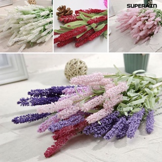 [sr Flower] ช่อดอกลาเวนเดอร์ประดิษฐ์ 12 ดอก สําหรับตกแต่งบ้าน สวน DIY