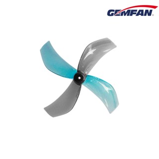 Gemfan 1610 40mm 2-Blade Propeller - Clear Blue - 1.5mm Shaft 1ชุด 8ใบพัด fpv racing drone ใบจิ๋ว Tiny whoop โดรนซิ่ง