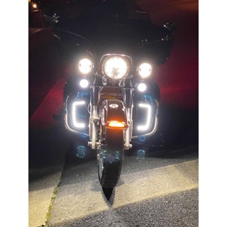 อุปกรณ์เสริมไฟเลี้ยว LED ด้านหน้า และด้านหลัง สําหรับรถจักรยานยนต์ Harley XL883 X48