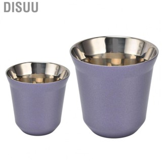 Disuu Coffee Cup  Double Layer Water for Office Household