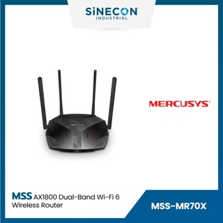 Mercusys เมอร์คิวซิส รุ่น MR70X เร้าเตอร์ AX1800 Dual-Band Wi-Fi 6 Wireless Router