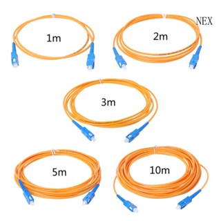 Nex SC UPC-SC UPC-SM สายเคเบิลจัมเปอร์ไฟเบอร์ 3 มม. โหมดเดียว