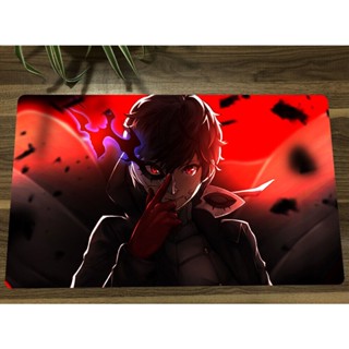 Yugioh Playmat Persona 5 P5 Ren Amamiya Trading Card Game Mat TCG CCG Mat &amp; Bag แผ่นรองเมาส์