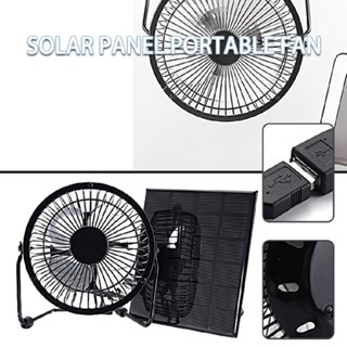 5W Solar Panel Powered Fan Kit Waterproof Solar Exhaust Fan for Greenhouse Shed