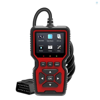 V519 OBDII เครื่องอ่านโค้ด วินิจฉัยยานพาหนะ อัพเกรด รองรับฟังก์ชั่นการพิมพ์ สําหรับโปรโตคอลรถยนต์ OBD II ทุกรุ่น ตั้งแต่ปี 1996