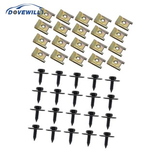 [Dovewill] สกรูหกเหลี่ยม J98+J260 คลิปโลหะ 1er 20pc J260 20pc J98