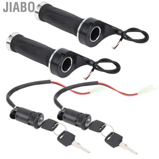 Jiabo Throttle Accelerator  Grip Bike with Lock Keys for Electric Vehicles Tricycles Motorcycles Bicycles