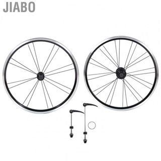 Jiabo 20in Bike Wheel Set  Durable Aluminium Alloy Stable for 20 inch Folding