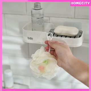 [พร้อม] ชั้นเก็บของในห้องน้ำที่เก็บของติดผนังแบบไม่มีรูพรุน Bathroom Rectline Storage Rack