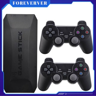 M16 เกมคอนโซลไร้สายทีวีกล่องเกมพร้อมคอนโทรลเลอร์คู่ 3D 4K ความละเอียดสูง 64G/128G Media Player Game Stick fore