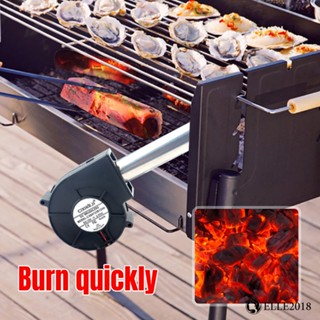 【cod】9733 Bbq Blower Fan Portable Blower Kalan Dc 12v 2.5a 5500 Rpm Air Turbo Blower 【elle20181_th】