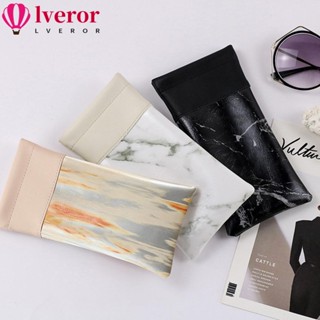 LVEROR กระเป๋าหนัง PU นิ่ม สําหรับใส่แว่นตาอ่านหนังสือ