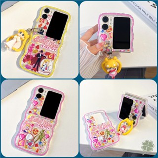 เคสโทรศัพท์มือถือ ซิลิโคนนิ่ม ใส กันกระแทก ลายการ์ตูนเด็กผู้หญิงน่ารัก สําหรับ OPPO Find N2 Find N2