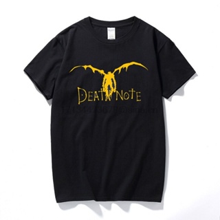 เสื้อยืดแขนสั้น คอกลม ผ้าฝ้าย พิมพ์ลาย Death Note แฟชั่นฤดูร้อน สําหรับผู้ชาย ไซซ์ XS-4XL-5XL-6XL