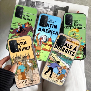 เคสโทรศัพท์มือถือแบบนิ่ม ลาย the Adventures of Tintin สีสดใส C231 สําหรับ OPPO A73 A91 F15 A92 A72 A52 A93 A94 4G F5 A73 F7 F9 A7X F11 A9 F11 Pro