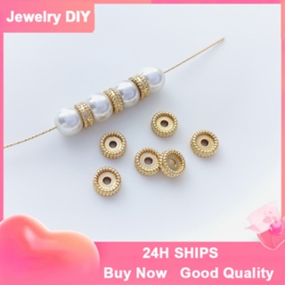 【❤️เครื่องประดับ DIY❤️】ลูกปัดลูกไม้ สองชั้น สีทอง 14K สําหรับทําเครื่องประดับ สร้อยคอ สร้อยข้อมือ แฮนด์เมด diy[จี้ชาร์ม/จี้/จี้สร้อยคอ/จี้ ทองคํา/จี้ทองคําแท้/เครื่องประดับสร้อย/เครื่องประดับสร้อยคอ/pendant]