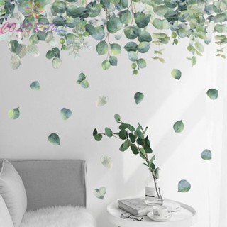 【COLORFUL】Stickers Brand New Green Leaves Green Pattern High Quality Literature And Art