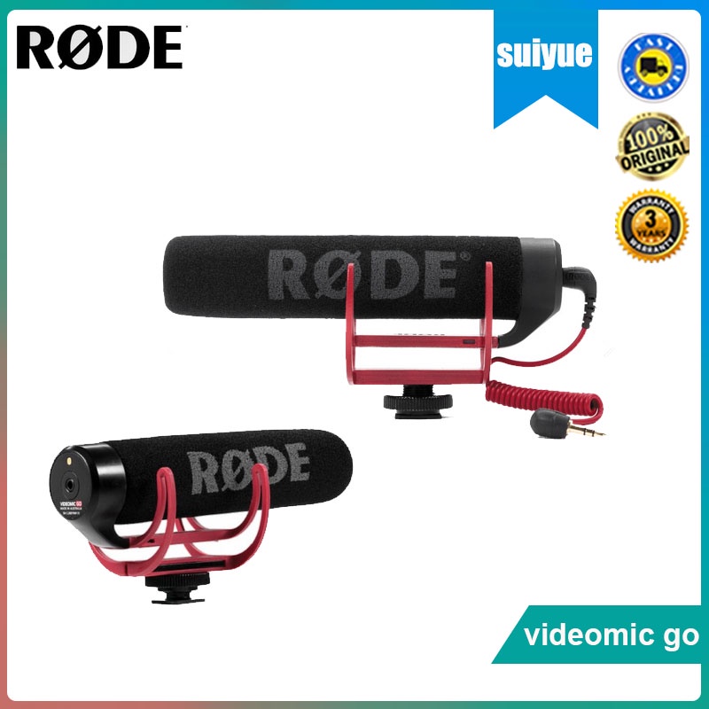 Rode VideoMic GO ไมโครโฟนติดกล้อง