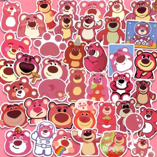 【ในการจัดส่ง】 50 ชิ้นการ์ตูนน่ารักLotsoหมีLots-o&amp;#39;-Huggin&amp;#39; Bearสตรอเบอร์รี่หมีสติกเกอร์กันน้ำสำหรับสติกเกอร์ของเล่นเด็กกีตาร์