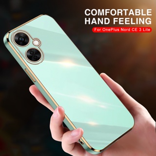 เคสโทรศัพท์ ซิลิโคนนิ่ม ขอบตรง กันกระแทก 6D สําหรับ oppo k11x OnePlus Nord CE3 Lite 5G One Plus CE 3Lite