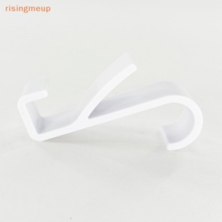 [risingmeup] ใหม่ ไม้แขวนเสื้อ สีขาว สําหรับตากผ้าขนหนู ผ้าพันคอ