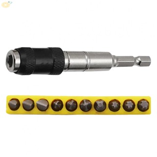 【VARSTR】Screwdriver Bit Bit Holder Hex Bit Adapter Magnetic Metal Quick Change