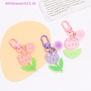 Alittlesearch11 พวงกุญแจ จี้ดอกทิวลิป สีแคนดี้ สําหรับห้อยกระเป๋า