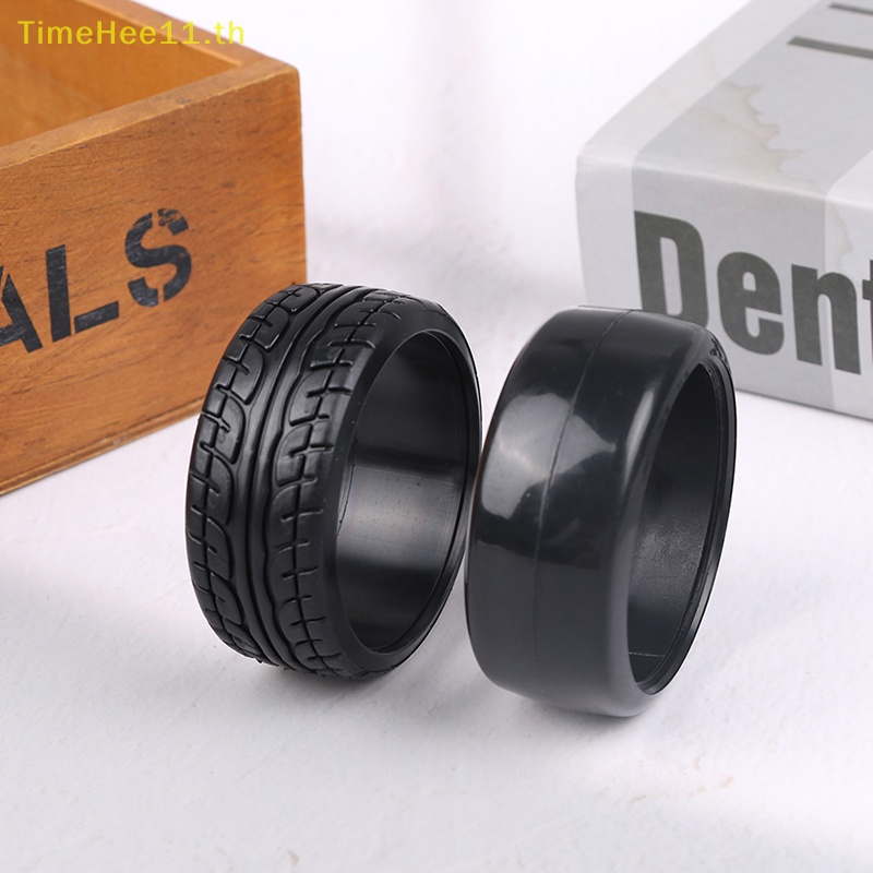 TimeHee 4PCS Drift Tyre ยางสําหรับ RC รถ 1/10 Drift รถ Yokomo HSP 94123 TH