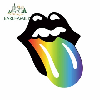 Earlfamily สติกเกอร์กันแดด กันน้ํา กันรอยขีดข่วน 13 ซม. x 11.4 ซม. สําหรับตกแต่งรถยนต์