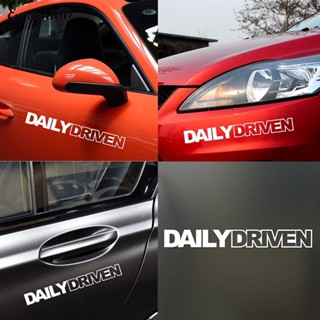 สติกเกอร์สะท้อนแสง ลายตัวอักษร Emden Daily Driven สําหรับตกแต่งรถยนต์ รถบรรทุก