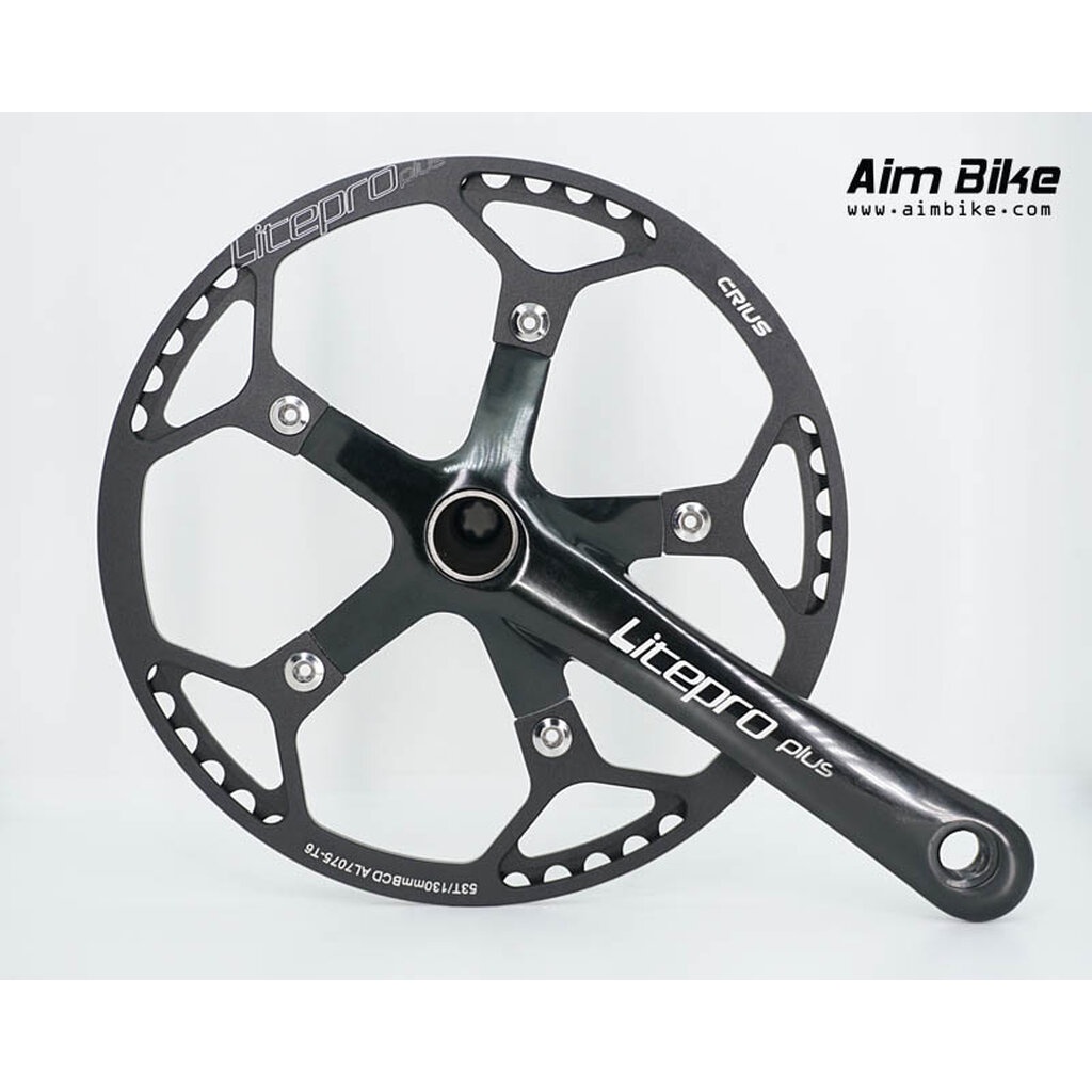Litepro จานหน้าจักรยาน แบบชั้นเดียว Litepro