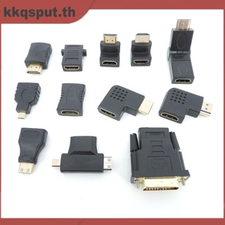 Hdmi อะแดปเตอร์แปลงขยาย 90 องศา มุมขวา 270 องศา 4K สําหรับสายเคเบิล HDTV 1080 THK2