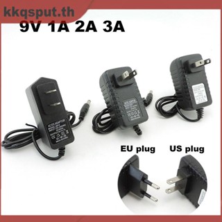 อะแดปเตอร์แปลงพาวเวอร์ซัพพลาย AC 110V 220V เป็น DC 9V 1A 2A 3A 9V2A 9V1A ปลั๊ก EU US 1000ma 2000ma สําหรับเราเตอร์กล้องวงจรปิด THK2