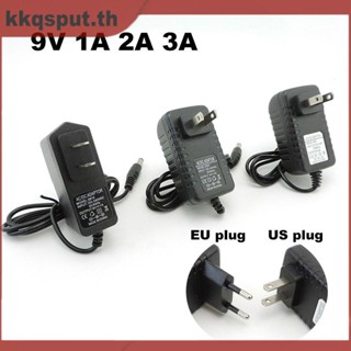 อะแดปเตอร์แปลงพาวเวอร์ซัพพลาย AC 110V 220V เป็น DC 9V 1A 2A 3A 9V2A 9V1A ปลั๊ก EU US 1000ma 2000ma สําหรับเราเตอร์กล้องวงจรปิด THK2