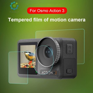 [Idduck.Th] ฟิล์มกระจกนิรภัยกันรอยหน้าจอ เลนส์ สําหรับ DJI Osmo Action 3