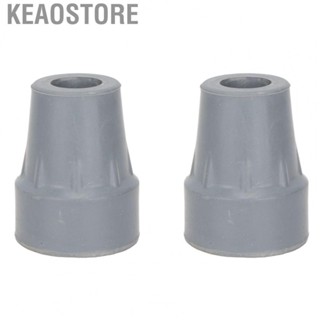 Keaostore 19mm Crutch Tips Rubber Standard Walking Canes Folding Accessory