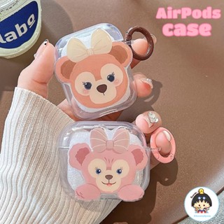 เคสหูฟังบลูทูธไร้สาย แบบซิลิโคนแข็ง ลายการ์ตูนหมีน่ารัก สําหรับ Airpods 1 2 3 pro2