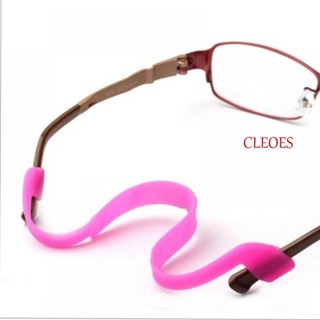 CLEOES สายรัดแว่นตา กันลื่น อุปกรณ์เสริมกีฬา สายรัดแว่นตา แบบยืดหยุ่น แว่นกันแดด กันลื่น