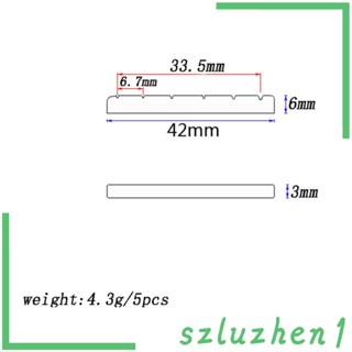 [Szluzhen1] ชุดอานสะพานสายกีตาร์ไฟฟ้า 6 สาย 5 ชิ้น