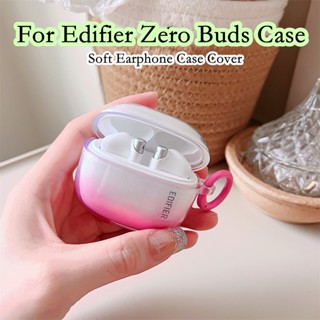 【Ĕĕ】เคสหูฟัง แบบนิ่ม ไล่โทนสี สําหรับ Edifier Zero Buds